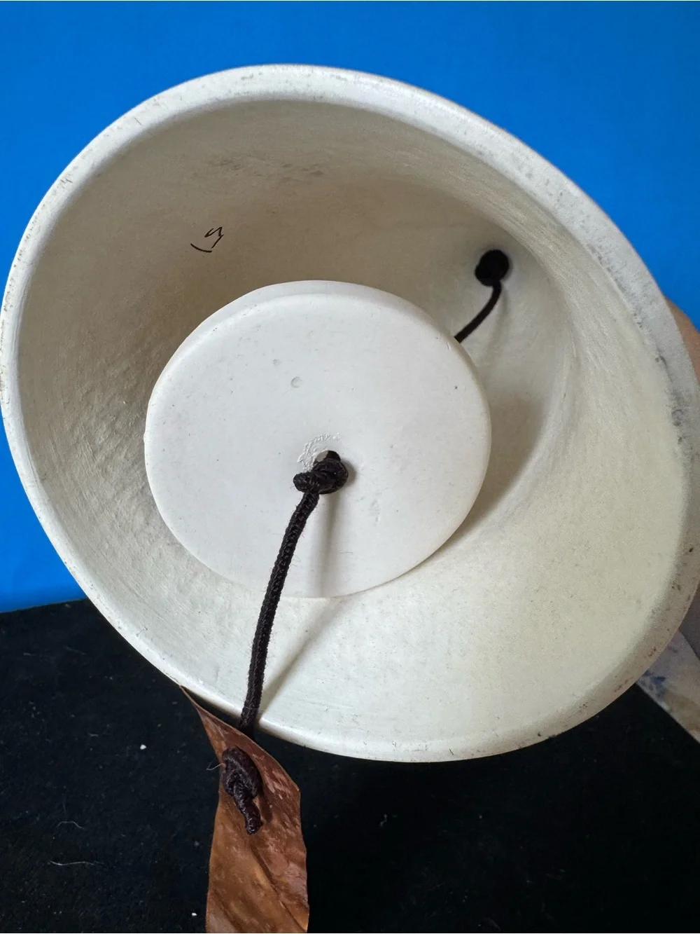 Vintage 1970 Dobe of Arizona ceramic wind chime bell